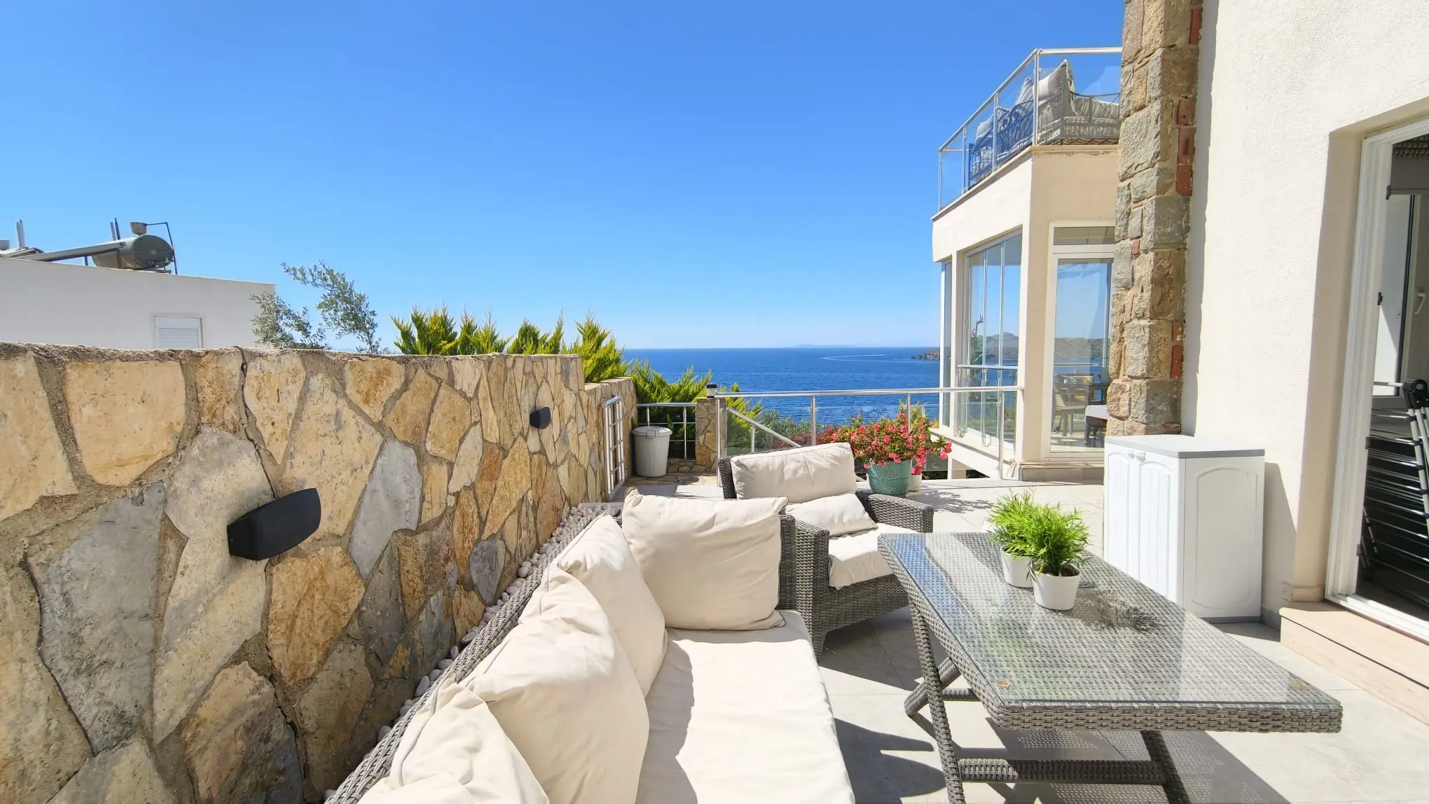 Large terrace